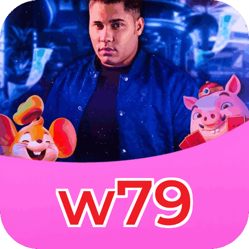 Interface do aplicativo w79 mostrando jogos disponíveis no iOS e Android